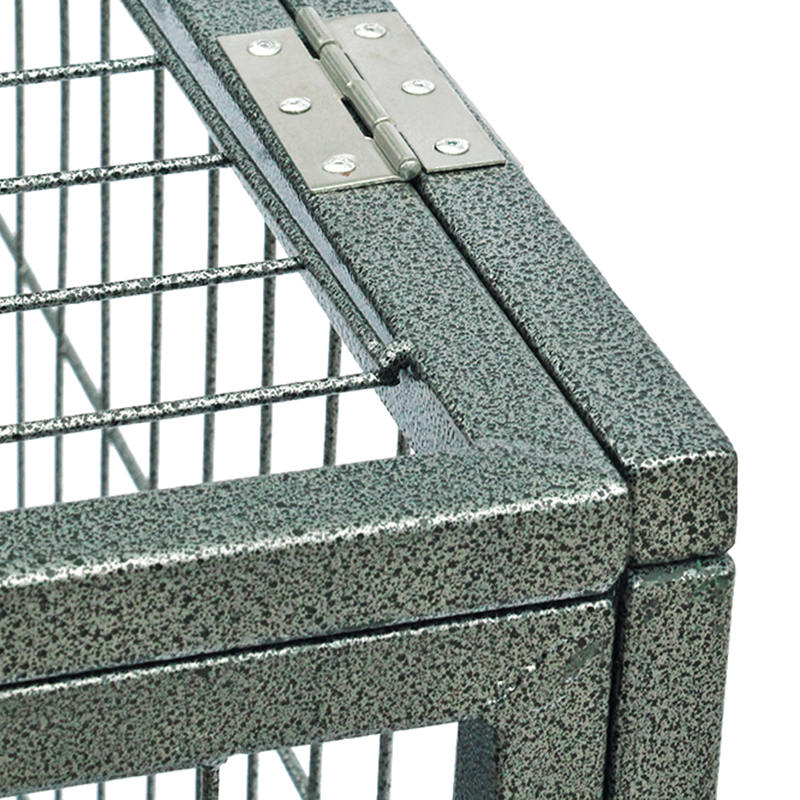 Avoin yläputken taitettavan metallikoiran häkki Avoin yläputken taitettavan metallikoiran häkki