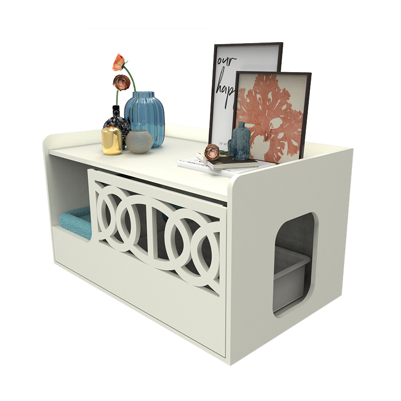 Piilotettu pesuhuoneen wc -kotelo roskapihakalusteet Cat Cage Piilotettu pesuhuoneen wc -kotelo roskapihakalusteet Cat Cage