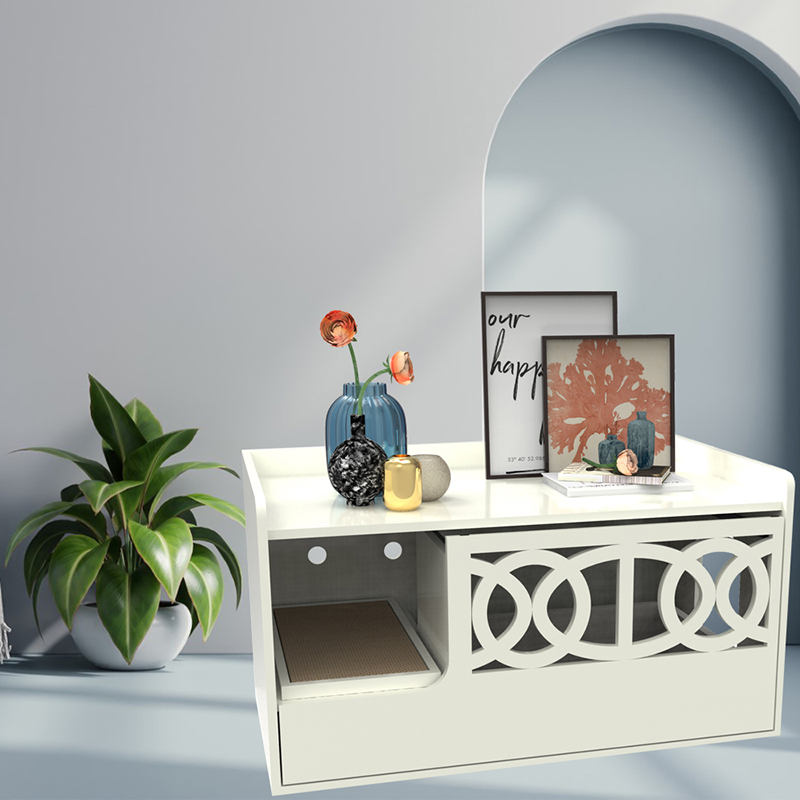 Piilotettu pesuhuoneen wc -kotelo roskapihakalusteet Cat Cage Piilotettu pesuhuoneen wc -kotelo roskapihakalusteet Cat Cage