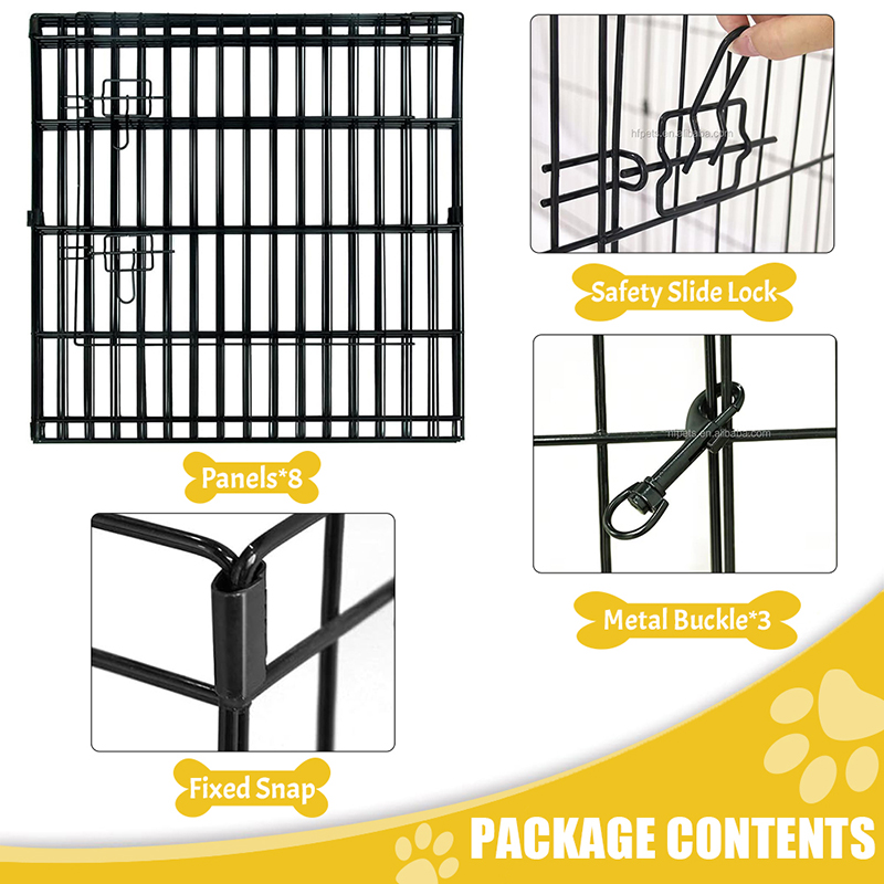 Taitettu lankametallikoira leikkipenki Taitettu lankametallikoira leikkipenki