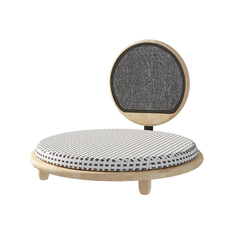 Massiivipuu kodikas kissan sängynpesä naarmuuntulevyllä