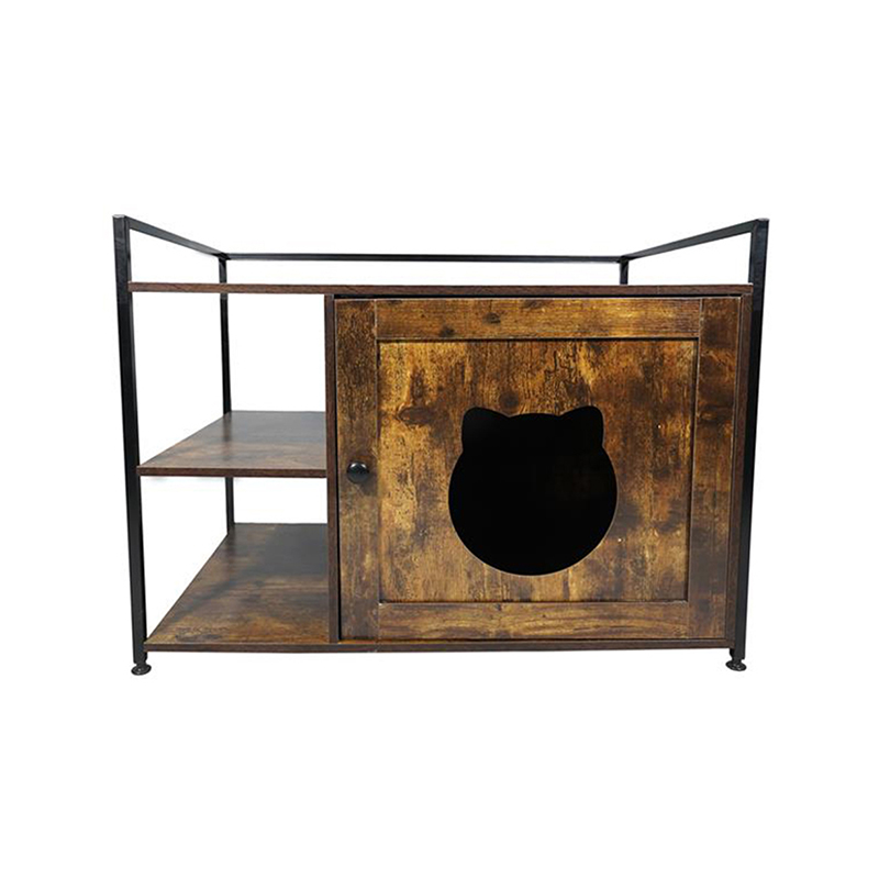 Huonekalutyyliset kissat häkki säilytyshyllyn pentuekaapissa Huonekalutyyliset kissat häkki säilytyshyllyn pentuekaapissa