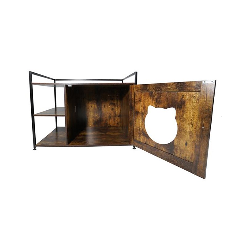 Huonekalutyyliset kissat häkki säilytyshyllyn pentuekaapissa Huonekalutyyliset kissat häkki säilytyshyllyn pentuekaapissa