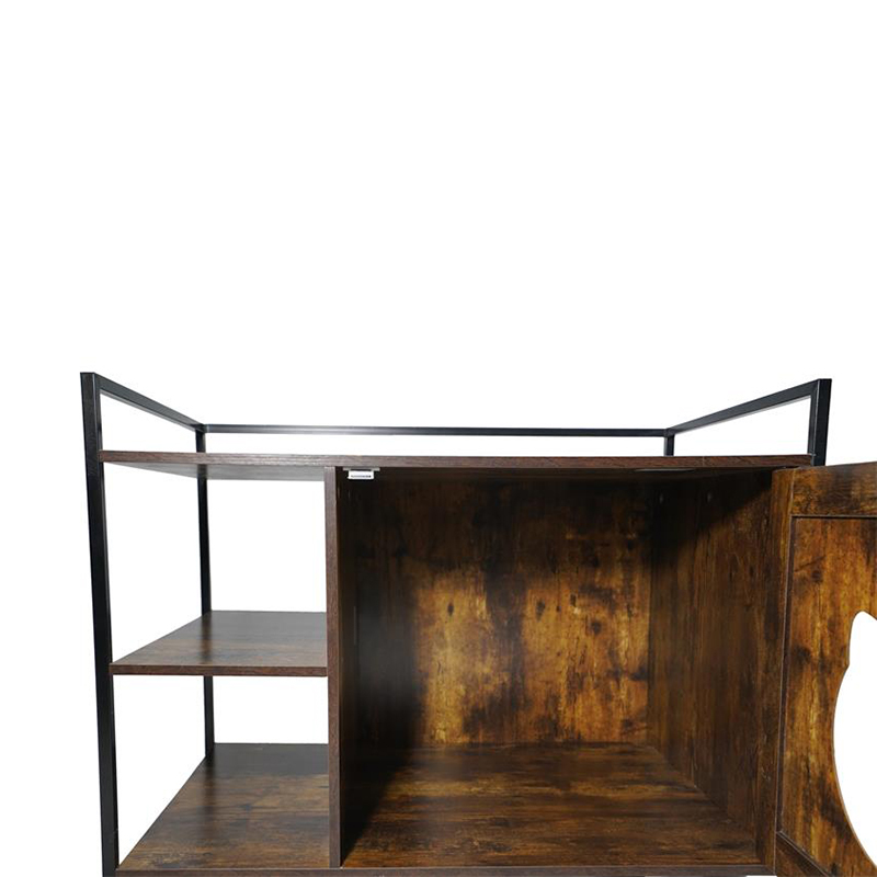 Huonekalutyyliset kissat häkki säilytyshyllyn pentuekaapissa Huonekalutyyliset kissat häkki säilytyshyllyn pentuekaapissa