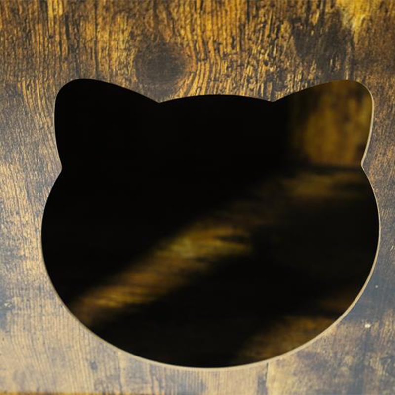 Huonekalutyyliset kissat häkki säilytyshyllyn pentuekaapissa Huonekalutyyliset kissat häkki säilytyshyllyn pentuekaapissa