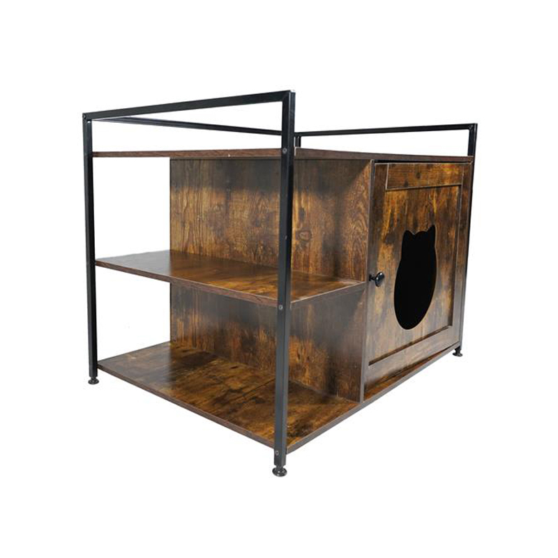 Huonekalutyyliset kissat häkki säilytyshyllyn pentuekaapissa Huonekalutyyliset kissat häkki säilytyshyllyn pentuekaapissa