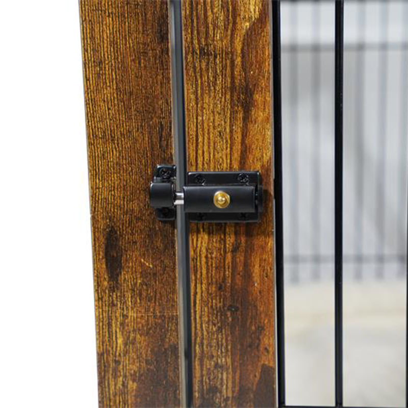 Sisätilojen puinen koiran kennel -huonekaluttyylinen koiran häkki Sisätilojen puinen koiran kennel -huonekaluttyylinen koiran häkki