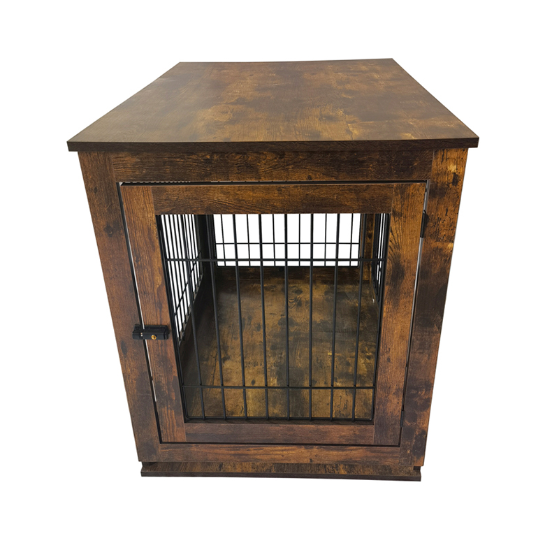 Sisätilojen puinen koiran kennel -huonekaluttyylinen koiran häkki Sisätilojen puinen koiran kennel -huonekaluttyylinen koiran häkki