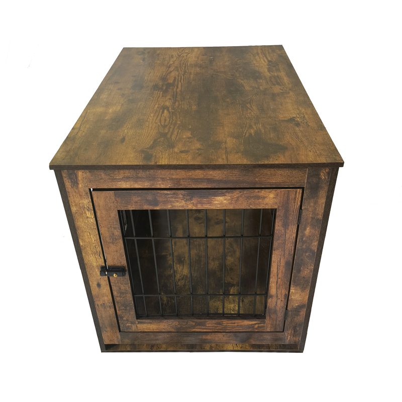 Kaksinkertainen ovi maalaismainen puiset huonekalut tyylinen koiran häkki Kaksinkertainen ovi maalaismainen puiset huonekalut tyylinen koiran häkki