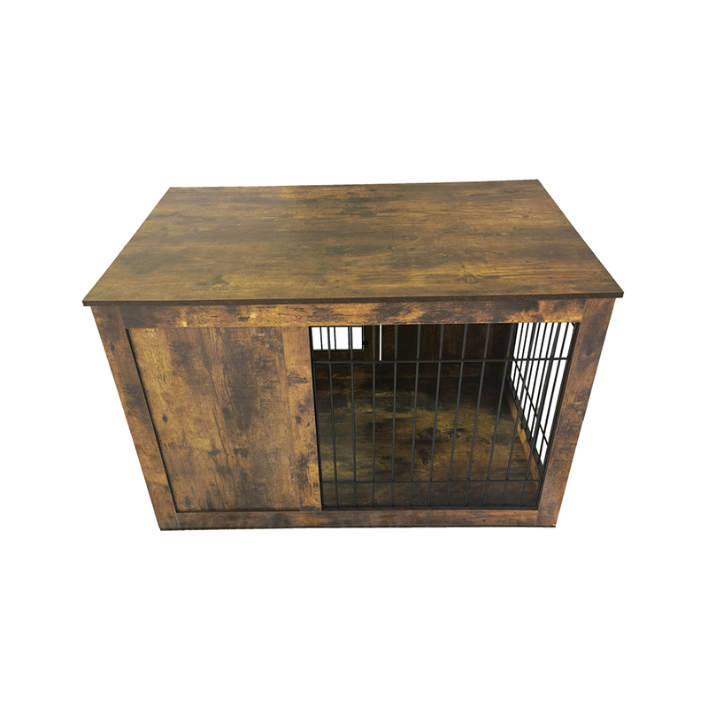 Kaksinkertainen ovi maalaismainen puiset huonekalut tyylinen koiran häkki Kaksinkertainen ovi maalaismainen puiset huonekalut tyylinen koiran häkki