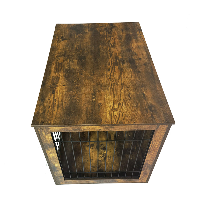 Kaksinkertainen ovi maalaismainen puiset huonekalut tyylinen koiran häkki Kaksinkertainen ovi maalaismainen puiset huonekalut tyylinen koiran häkki