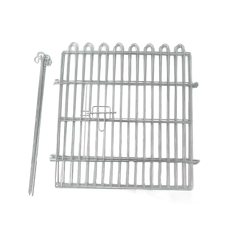 Taitettavat pentubbit metal -juoksun koiran leikkikone, jolla on yläkansi Taitettavat pentubbit metal -juoksun koiran leikkikone, jolla on yläkansi