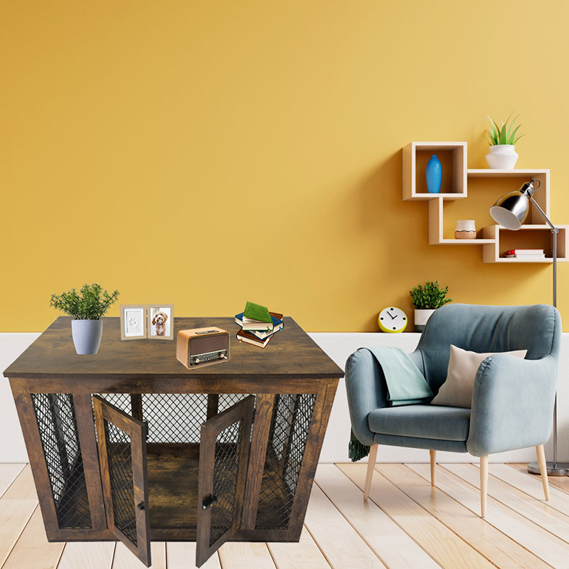 Sisäkalusteet tyyliset puiset metallit suuret koiran häkit Sisäkalusteet tyyliset puiset metallit suuret koiran häkit