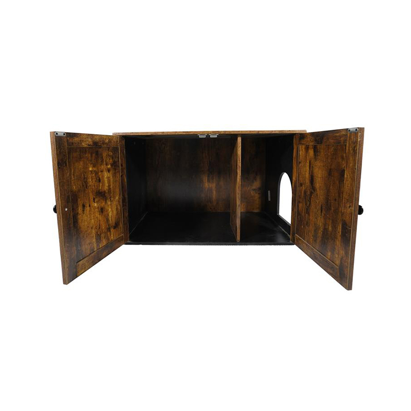 Sisäkalusteet Kissan häkki jakajan roskakaapissa Sisäkalusteet Kissan häkki jakajan roskakaapissa