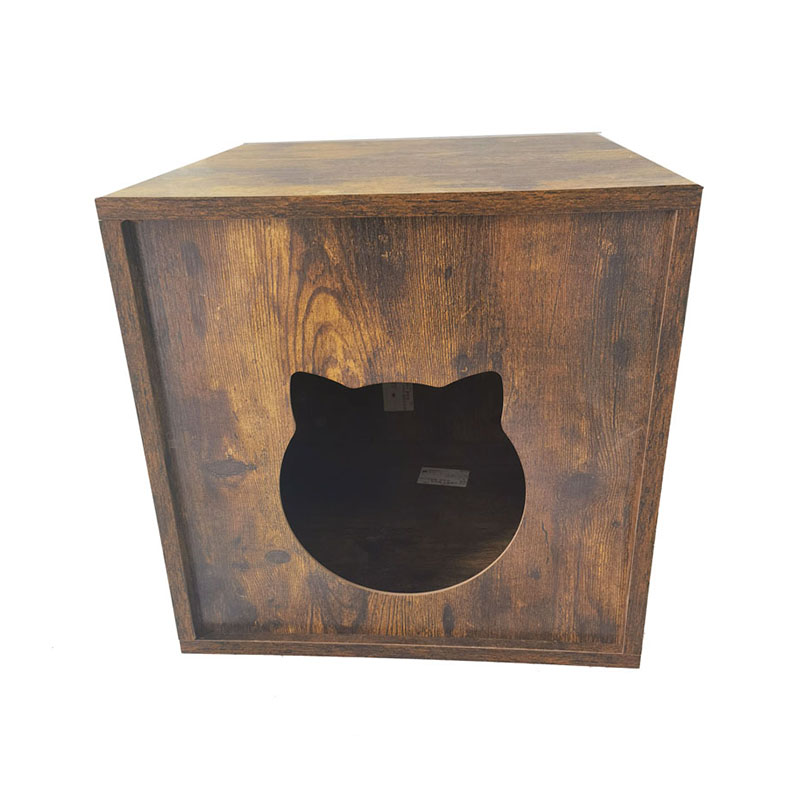 Hiukkaspuun sisäkalusteet Kissat Cage päätypöydän roskakaappi Hiukkaspuun sisäkalusteet Kissat Cage päätypöydän roskakaappi