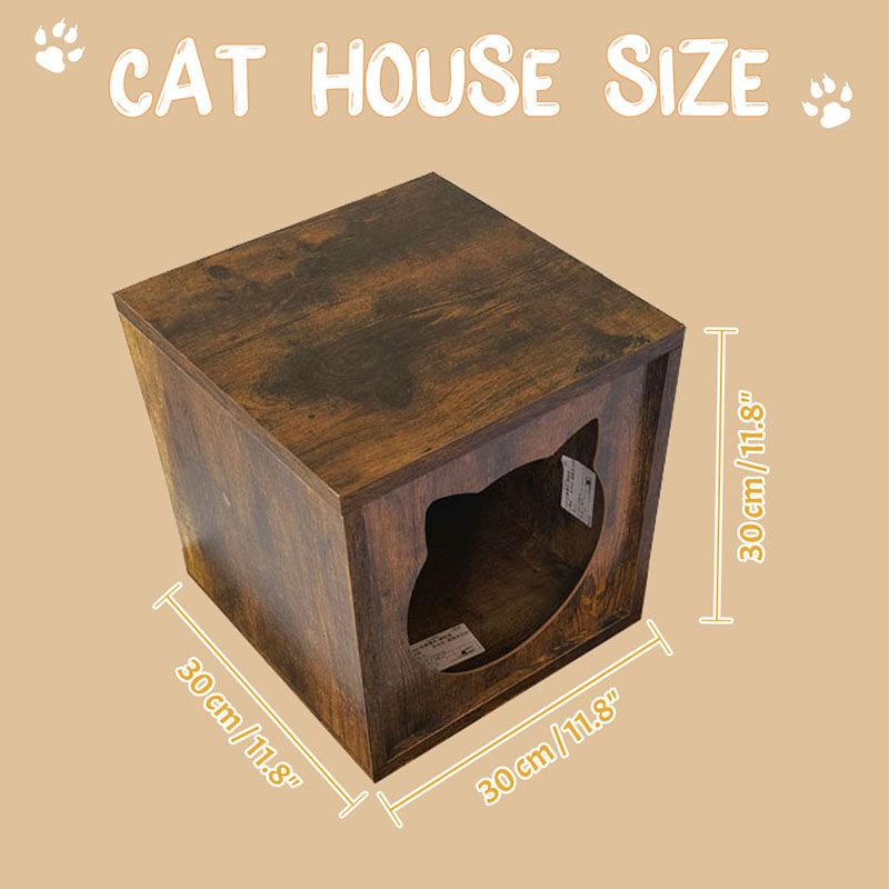 Hiukkaspuun sisäkalusteet Kissat Cage päätypöydän roskakaappi Hiukkaspuun sisäkalusteet Kissat Cage päätypöydän roskakaappi